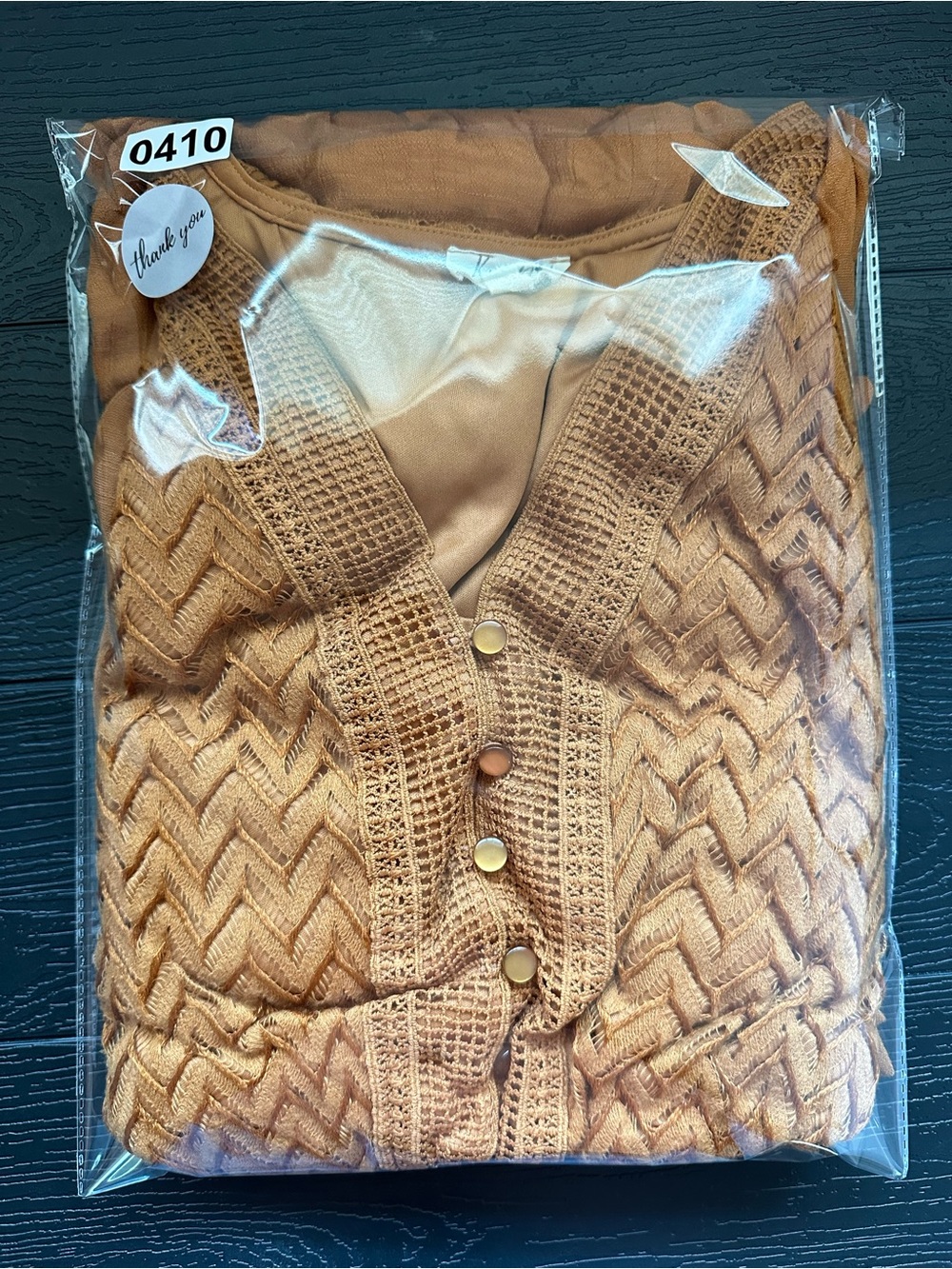 Kings Road Boho Knit Tiered Midi Dress Rust Orange Plus Size 2X Autumn Wedding - Picture 9 of 9